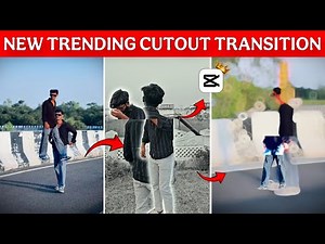 New cutout transition in Capcut| cap cut editing 👍 #edit