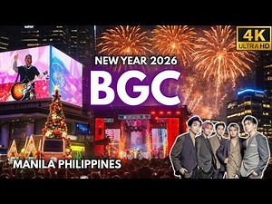 2026 BGC New Year's Eve Countdown & Fireworks feat. SB19 | Manila PHILIPPINES
