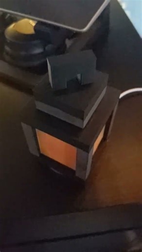 3d printed Minecraft lantern #minecraft #piano #c418 #3dprinting #nostalgia