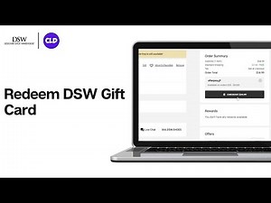 How To Redeem DSW Gift Card Online 2024 | Use Designer Shoe Warehouse Gift Card