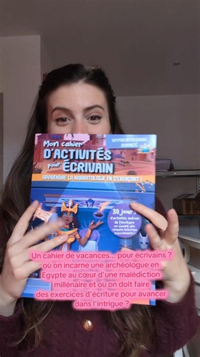 Mon cahier d'activités pour écrivain 😍 Disponible dès maintenant ici : https://amzn.to/4e9LO2H
