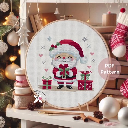 Christmas Penguins Cross Stitch Pattern: Set of 5 (PDF Pattern) - Etsy UK