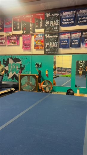 Arkansas Extreme Cheer on Instagram: "New Skill Alert! Aria got her back extension roll back handspring!"