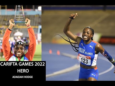 Adaejah Hodge wins 3 gold medals and top award at Carifta Games 2022