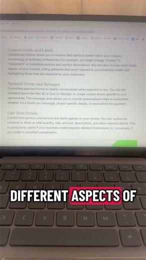 How to customize invoices on QuickBooks