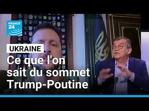 Sommet Poutine-Trump : le président américain évoque des échanges de territoires ukrainiens