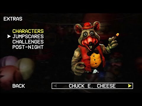 Five Nights at Chuck E. Cheese's: Rebooted - All Animatronics Showcase / Extras Contents