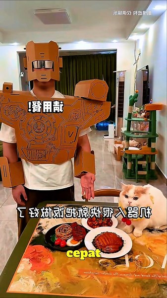 This Mysterious Robot Holds a Huge Secret! This is why Koko scratched it 😱 #shorts #cat