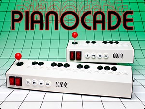 The Pianocade Is An Open Source Chiptunes Synthesizer Arcade Keytar Thing!