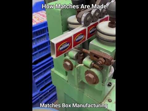 How Matches Are Made | Matches Box Manufacturing in India | Factory Process | Indian Factory Video