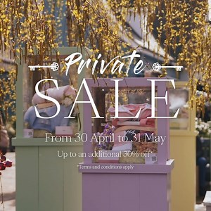 15K views · 149 reactions | The wait is over, Private Sale is here!​ Until 31 May, unlock additional savings and discover forever treasures with savings of up to 30% on the Village price* when you treat yourself to a little something from the participating boutiques.​ Register today and let the shopping begin!https://bit.ly/3l6TS6T | Bicester Village | Facebook
