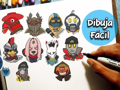 10 Dibujos de Fortnite Fáciles de Hacer ✍🏽✨ Dibujos para Dibujar