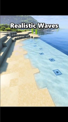 Minecraft Realistic waves 😮