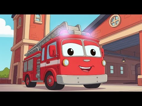Fire Truck Rescue Team 🚒 | Brave Firefighters Save the City | Kids Cartoon