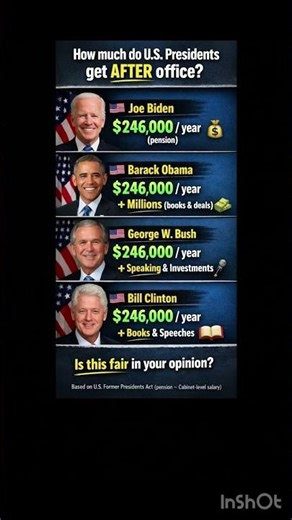 How Much Do U.S. Presidents Receive After Office?