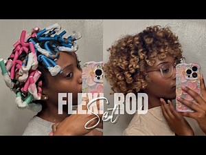 Flexi Rod Set Tutorial | 3c/4a Hair | Mia Ashanti ♡