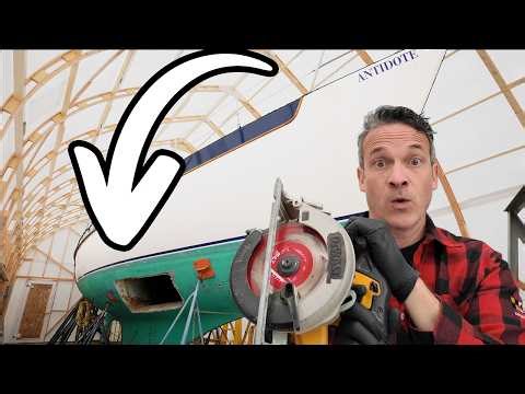 Why I cut a HUGE hole in the side of my DIY Project boat?!