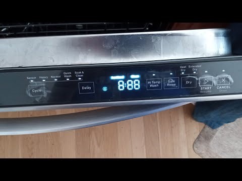 ‪@WhirlpoolUSA‬ ‪@maytag‬ Test Mode on A 2020 Whirlpool/Maytag 24" Top Control Dishwasher