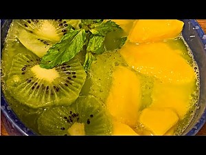 Vegetable Green Smoothie Recipe | With A Flavour of Kiwi, Mango, Cucumber | By Chef Ashwarya