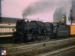 Steam and diesel mix it up in Altoona, Pennsylvania. While not steam, the Baldwin "Centipedes" in helper service are certainly interesting! A freight with a 2-10-0, nickanamed "Hippos" ends this clip from the Herron Rail Video show "Pennsylvania Glory, Volume 2, 1950s Middle Division" https://rfd.video/PennsyGlory2 | Steam Giants