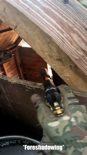 Airsoft GRENADE explodes in a small tower