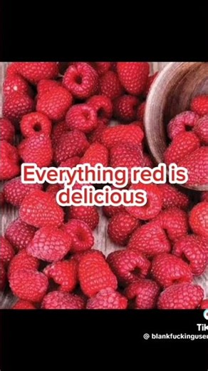everything red is delicious 👀