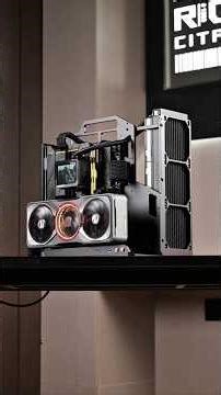 Black Open Frame Gaming PC Build🤴 RYZEN 7 9800X 3D + RTX 5070Ti😵 #pcbuild #gamingpc #computer #asmr