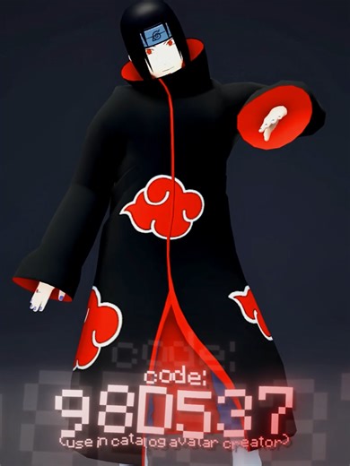 Itachi Akatsuki Outfits Codes for Roblox