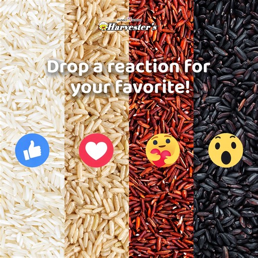 466 reactions · 8 comments | Harvester’s Rice offers every color,...