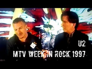 U2 INTERVIEW POPMART TOUR MTV WEEK IN ROCK with KURT LODER