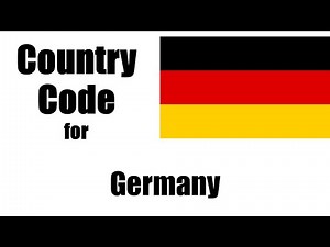 Germany Dialing Code - German Country Code - Telephone Area Codes in Germany