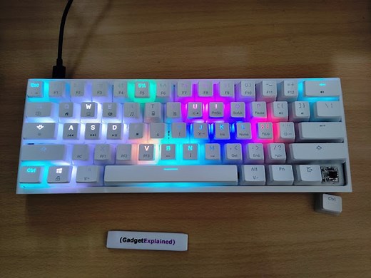 Magic Refiner Mk25 Review 60% Mechanical Keyboard With PBT Pudding keycaps