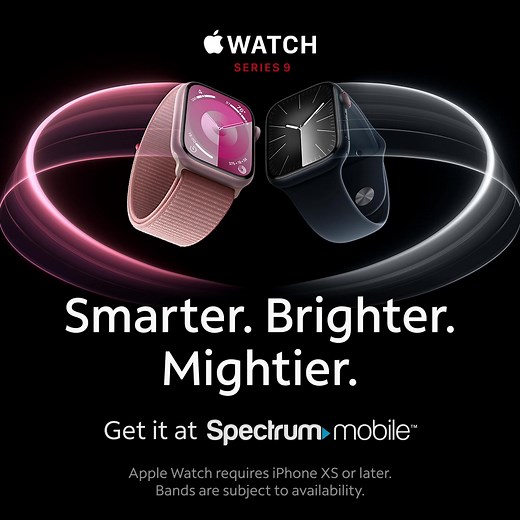 2.5M views · 20K reactions | Stay connected, active, healthy & safe with the new Apple Watch Series 9, now available at Spectrum Mobile™. | Spectrum | Facebook