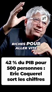 376K views · 8K reactions | "42 % du PIB pour 500 personnes : Macron a organisé le pillage Éric Coquerel dénonce un gigantesque transfert de richesse orchestré sous Emmanuel Macron : en 7 ans, le patrimoine des 500 Français les plus riches est passé de 21 % à 42 % du PIB, alors même que la richesse nationale n’a pas doublé." (lien en commentaire ) Infos & Débats | Mr Mondialisation | Mr Mondialisation | Facebook