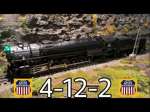 The Lionel Legacy Union Pacific 4-12-2 #9000 is a HUGE Steam Engine!