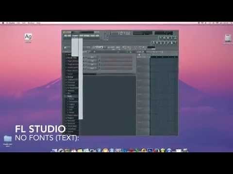 Fl Studio font/text Fix (Mac & Win)