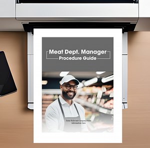 Grocery Store Meat Department Manager Procedure Guide MS Word Editable Template - Etsy