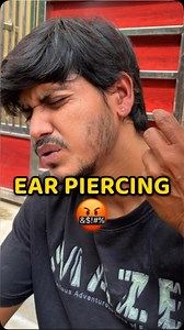 36K views · 4.6K reactions | Ear piercing 郎 #243 . . . . #reels #vlog #vlogger #lifestyle #lifestyleblogger #dailyvlogs #lifelessons #viral #trendingreels #comedy #funny #artistvijay #recipe | Artist vijay | Facebook