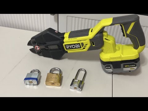 Ryobi Bolt Cutter vs Hardened Steel Padlocks FINAL