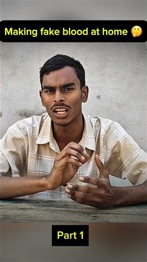 Making fake blood at home #shorts #science #chemistry