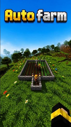 🔥 Minecraft Auto Farm Tutorial 🌾 | Easy Villager Crop Farm! (MCPE 1.21)