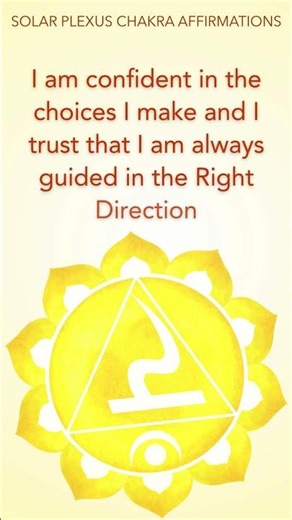 These 5 Affirmations will HEAL your Solar Plexus Chakra FAST