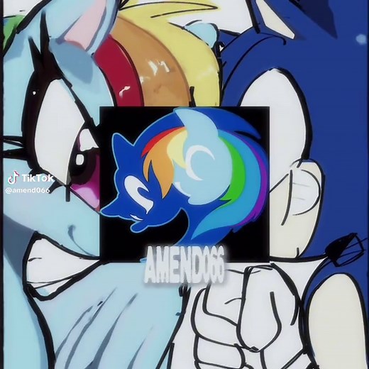 Sonic x Rainbow Dash: The 2 Blue Blurs