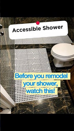 Accessible Shower Without Construction