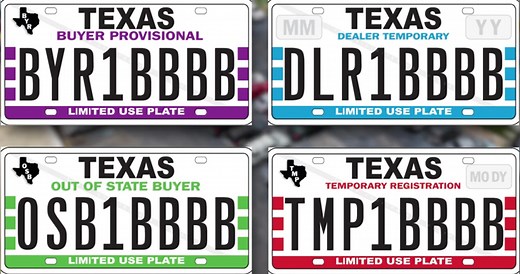 Texas paper license plates end July 1: What new car buyers need to know