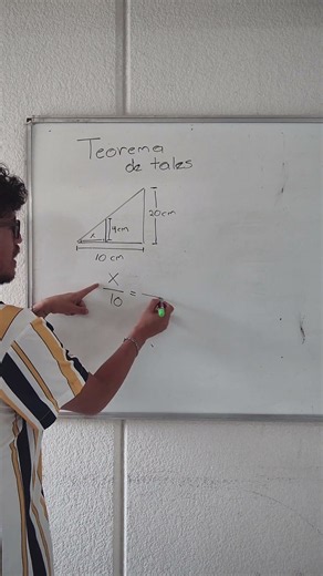 resolviendo ejercicios de teorema de Tales #teorema #matemáticas #estudiantes