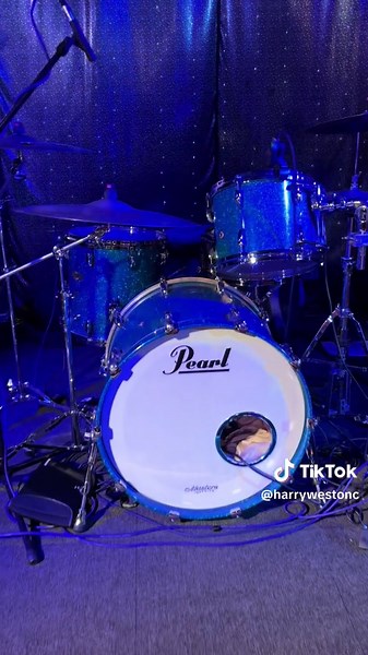 Playing a Pearl Masters Drum Kit at My Gig Tonight