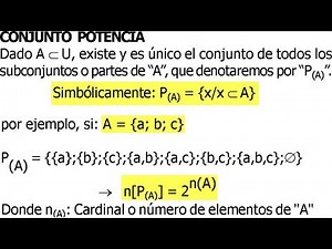TEORIA DE CONJUNTOS EJEMPLOS Y EJERCICIOS RESUELTOS CLASE DE ACADEMIA PREUNIVERSITARIA