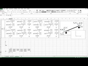 Frame Element Stiffness matrix template