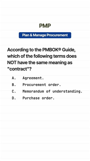 PMBOK Contract Terms: Spotting the Non-Contract Trap
